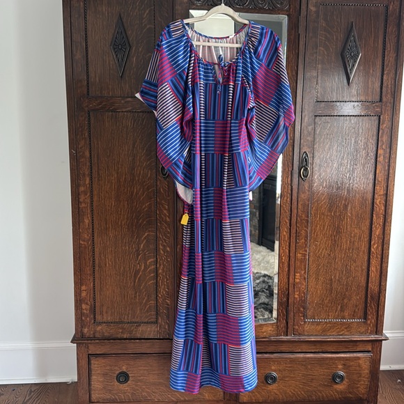 Vintage Kaftan Maxi Dress - Picture 1 of 7